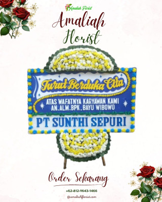 Papan Bunga Duka di Uut Murung